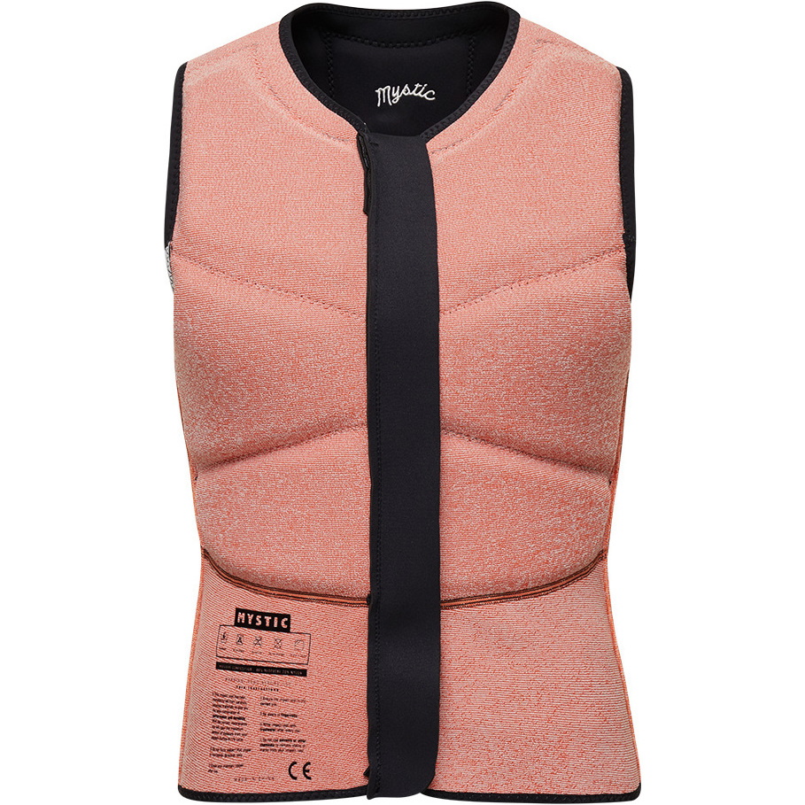 2026 Mystic Womens Dusk Front Zip Kite Impact Vest 35005.230216 - Black